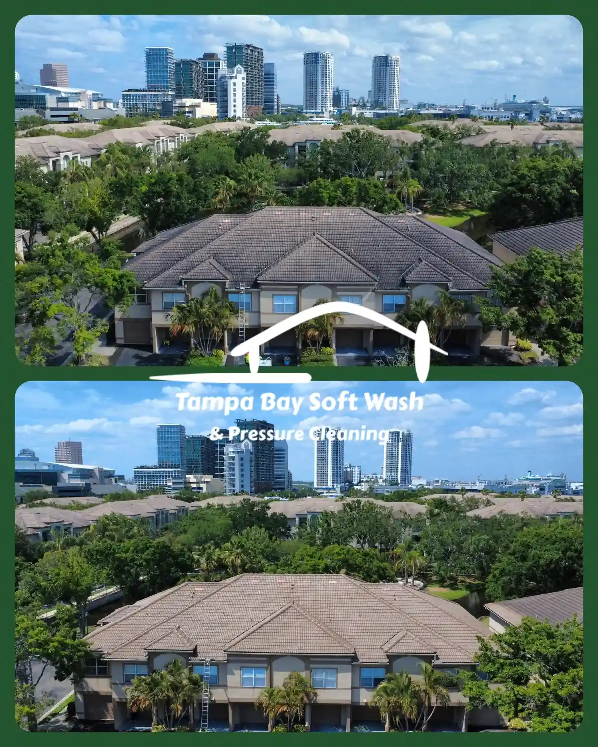 Barrel Tile Shingle Roof Cleaning Tampa Bay Matrix 03