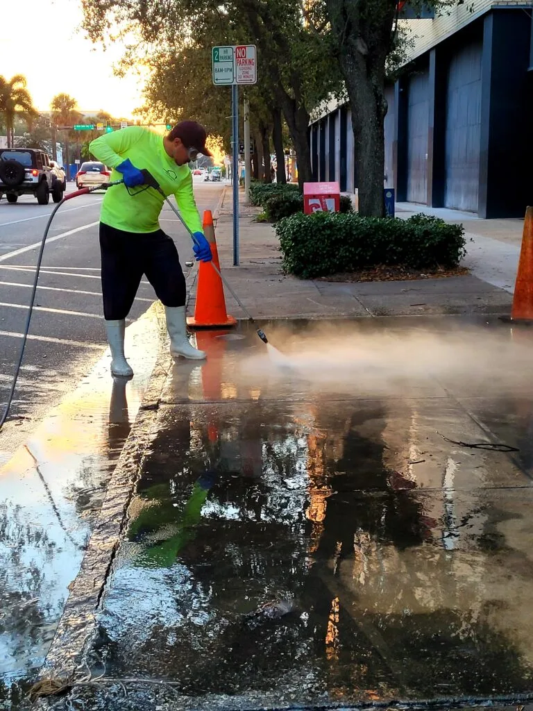 Graffiti Removal Brick Wall Clearwater