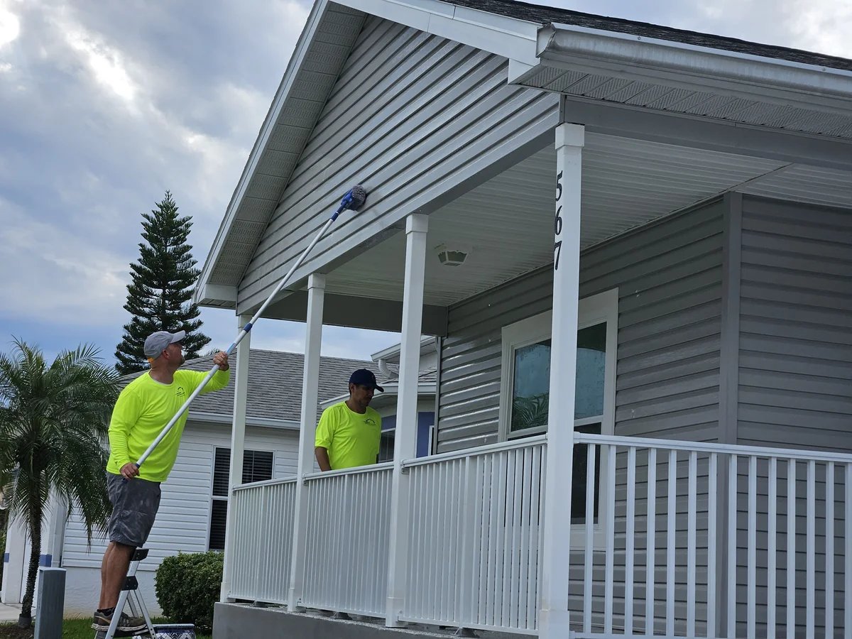 Gutter Brightening Finished Aluminum Clearwater