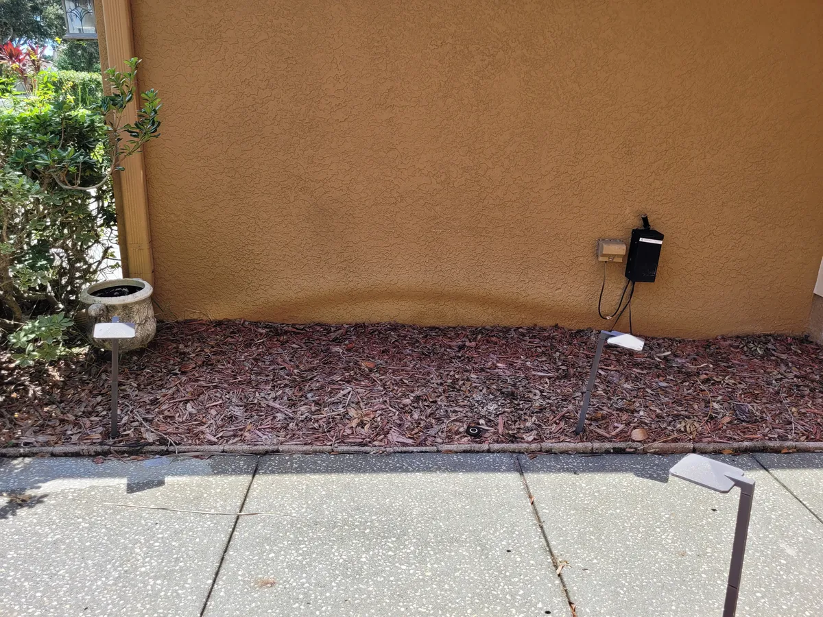 Rust Stain Removal Wall Clearwater Before