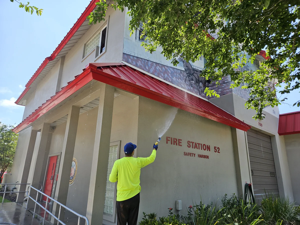 Safety Harbor House Washing Fire Station