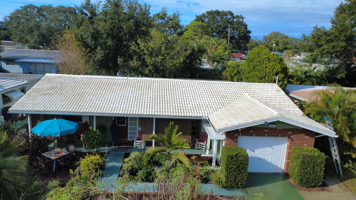 Clearwater Roof Soft Washing After 3
