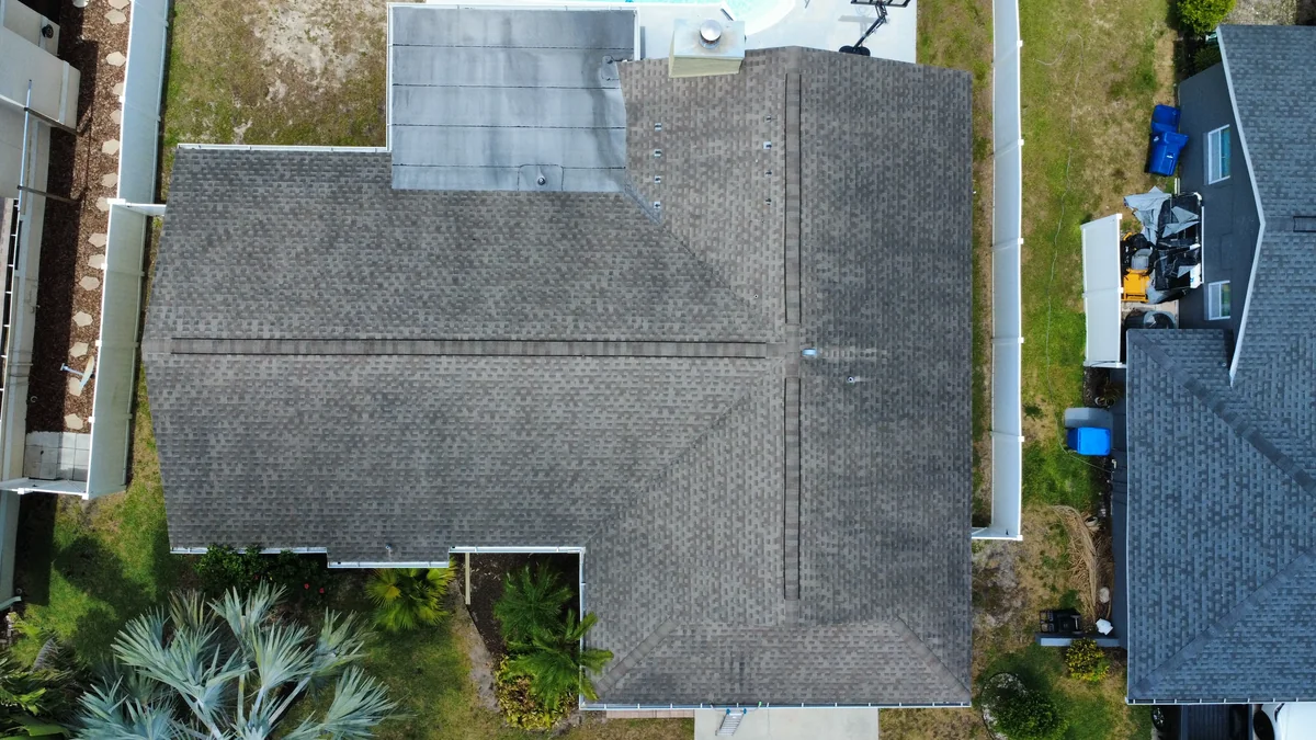 Palm Harbor Roof Soft Washing Before 2