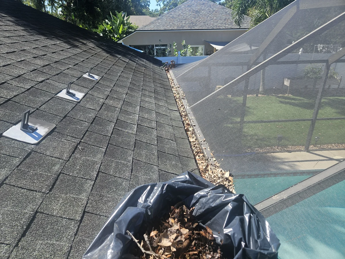 Safety Harbor Gutter Cleaning Before 1