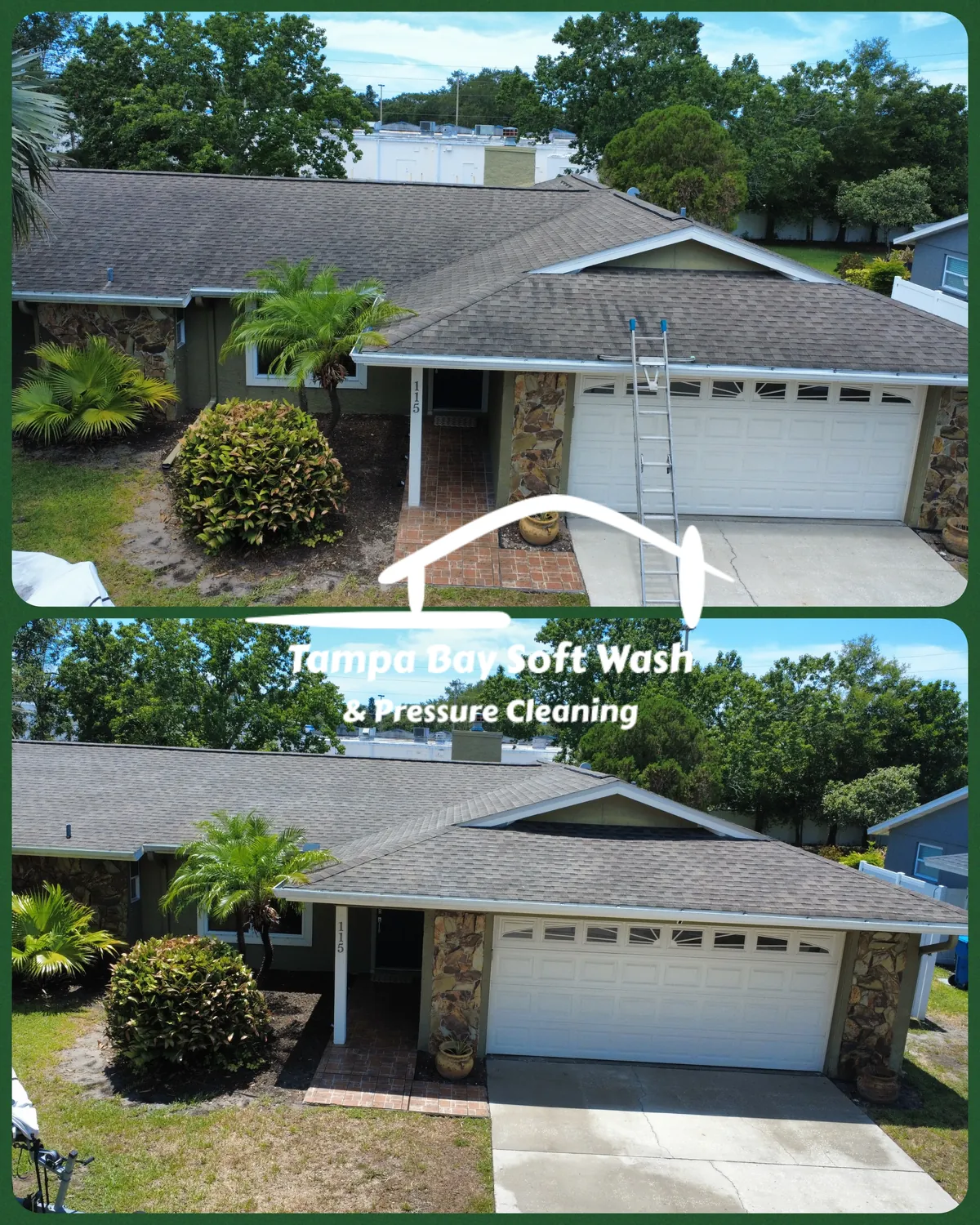 Soft Wash Roof Cleaning Palm Harbor FL