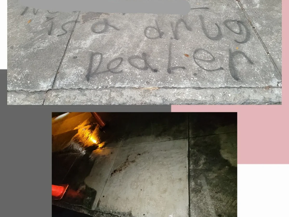 St Pete Sidewalk Graffiti Removal Clearwater