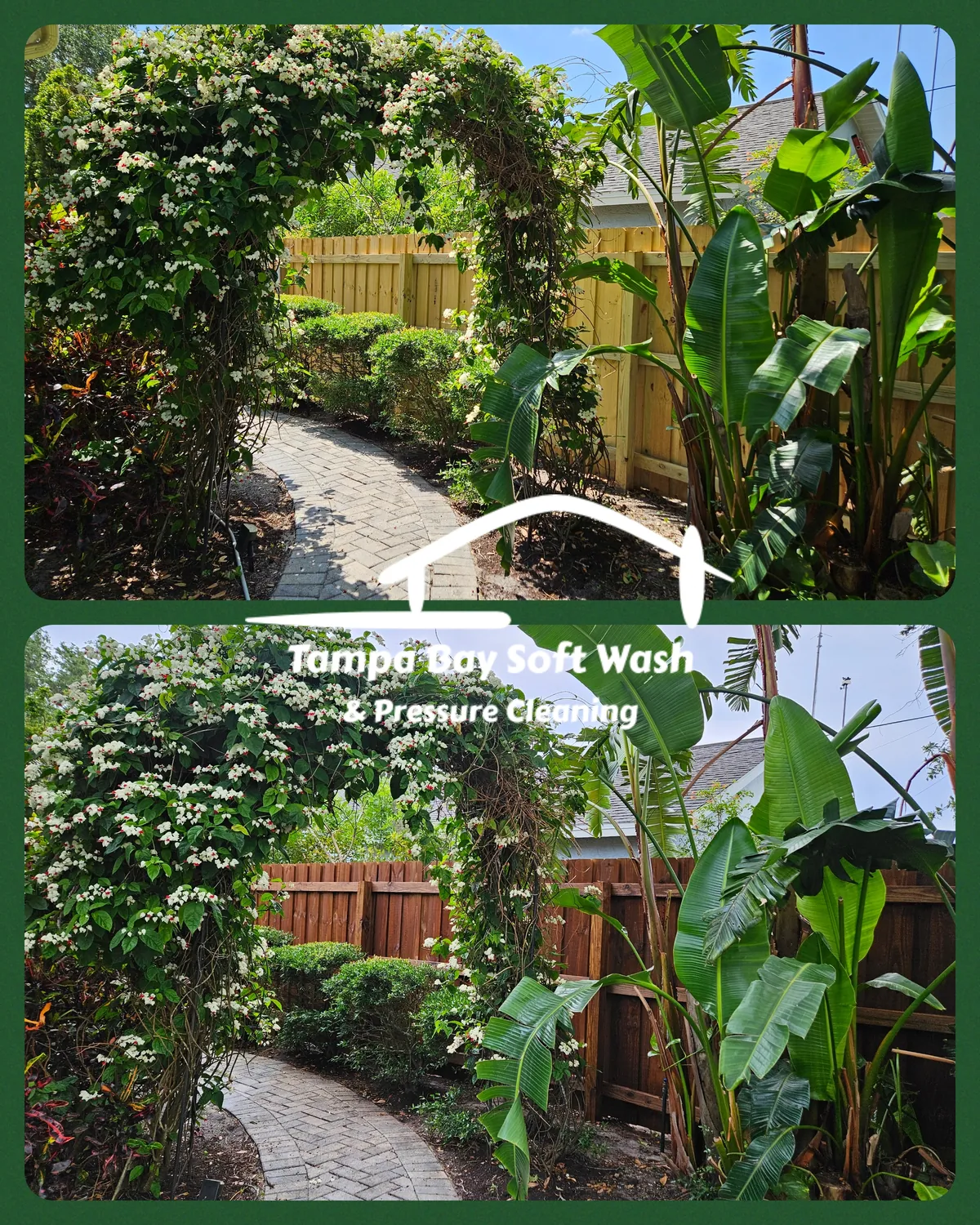 Wood Fence Staining Dunedin FL