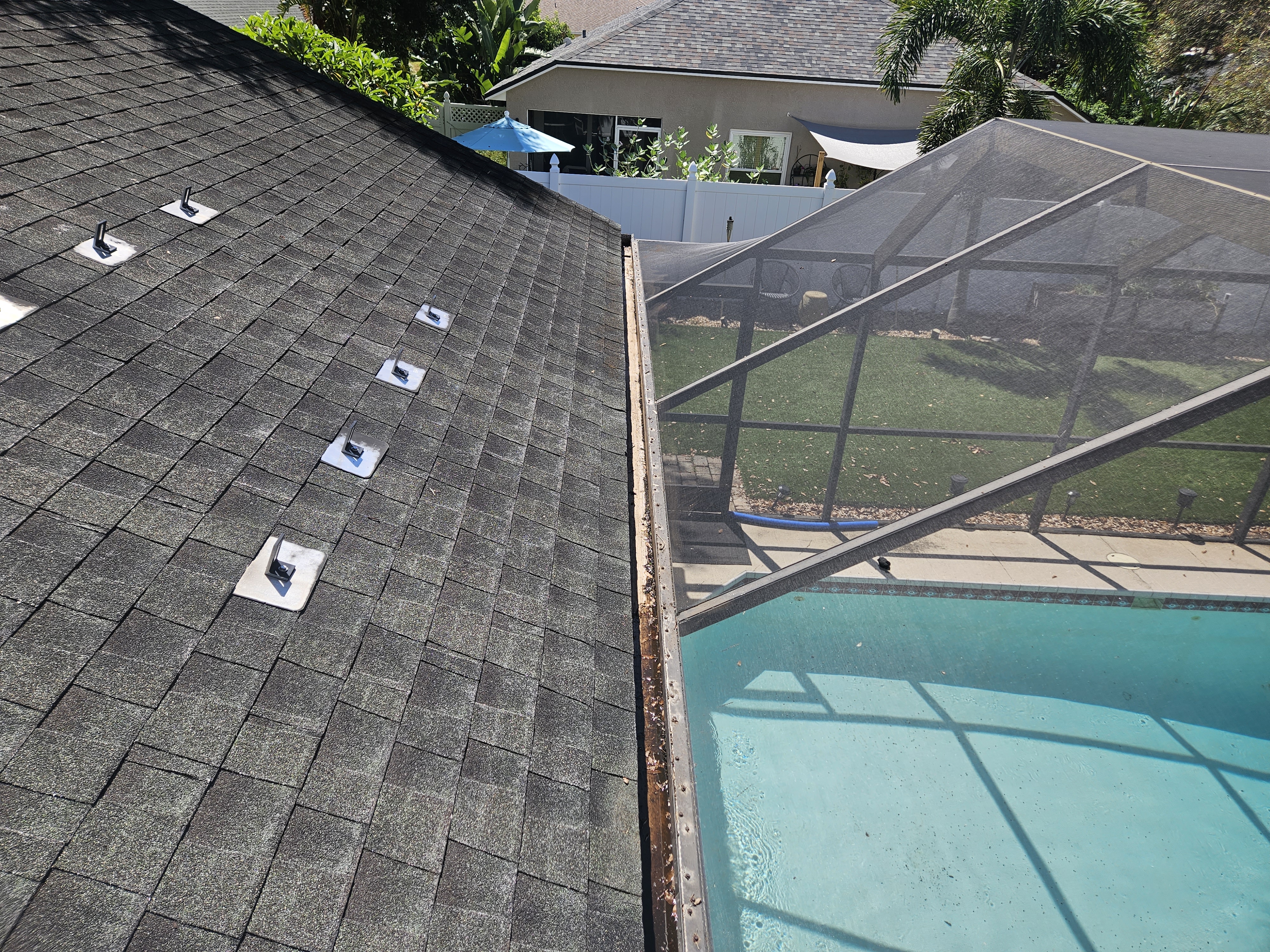 Cleaned gutters in Safety Harbor